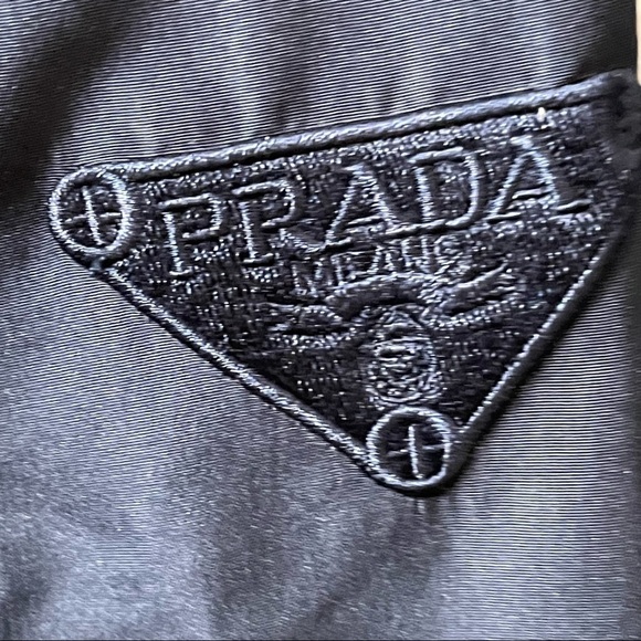 Prada Navy Blue Zip Up Mens Windbreaker Jacket Size M - Picture 12 of 12